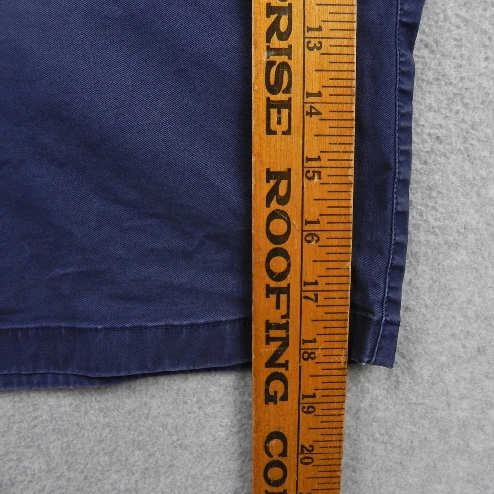 Bonobos Chino Shorts Mens 33 Navy Blue Stretch 9 Inseam Casual Cotton Shorts